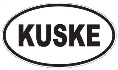 KUSKE - Oval Magnet