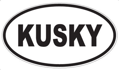 KUSKY - Oval Magnet