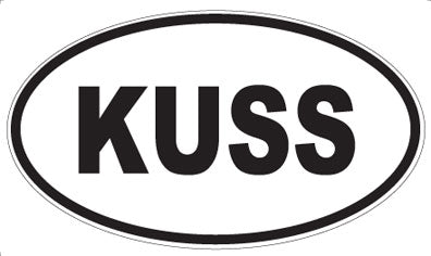 KUSS - Oval Magnet