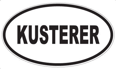 KUSTERER - Oval Magnet