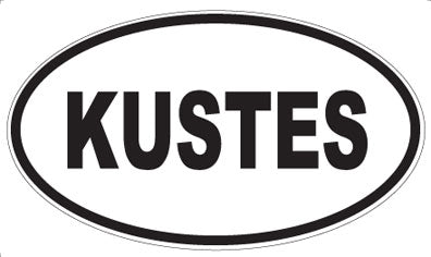 KUSTES - Oval Magnet