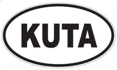 KUTA - Oval Sticker