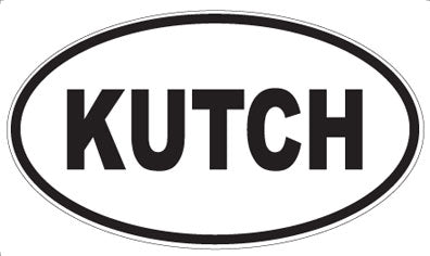 KUTCH - Oval Sticker