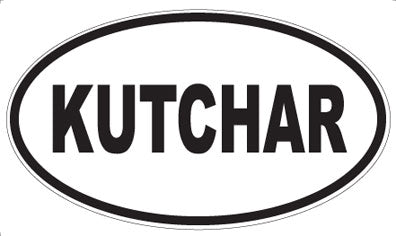 KUTCHAR - Oval Magnet