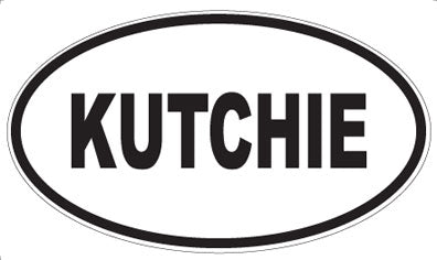 KUTCHIE - Oval Magnet