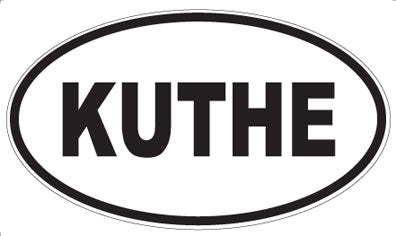 KUTHE - Oval Magnet