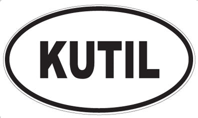 KUTIL - Oval Magnet