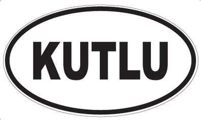 KUTLU - Oval Sticker