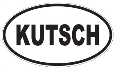 KUTSCH - Oval Magnet