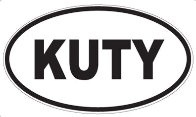 KUTY - Oval Magnet