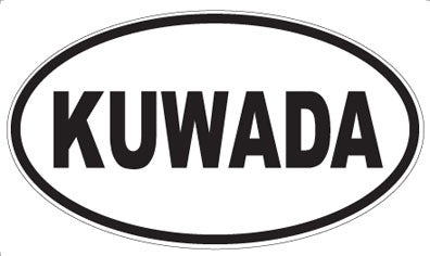 KUWADA - Oval Sticker