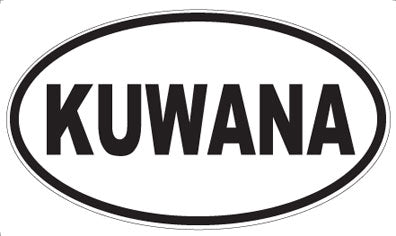 KUWANA - Oval Magnet