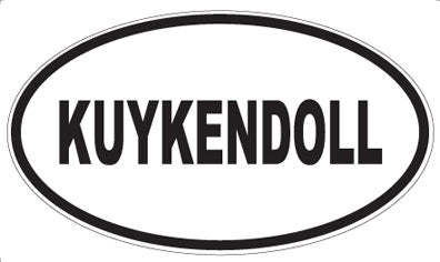 KUYKENDOLL - Oval Magnet