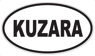 KUZARA - Oval Sticker