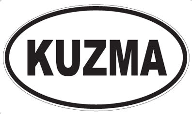 KUZMA - Oval Sticker