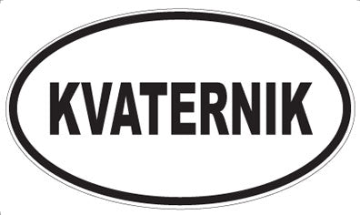 KVATERNIK - Oval Magnet
