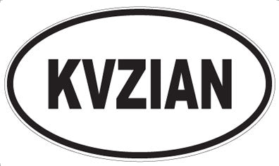KVZIAN - Oval Magnet