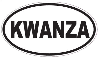KWANZA - Oval Sticker