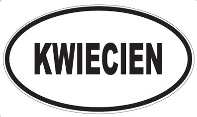KWIECIEN - Oval Magnet