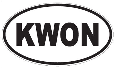 KWON - Oval Magnet