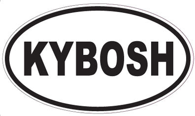 KYBOSH - Oval Sticker