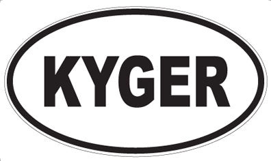 KYGER - Oval Magnet