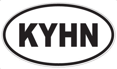 KYHN - Oval Sticker