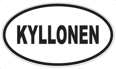 KYLLONEN - Oval Sticker
