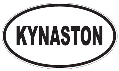 KYNASTON - Oval Sticker