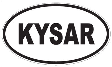 KYSAR - Oval Magnet