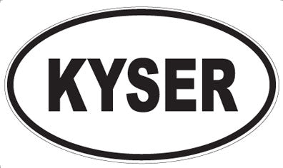 KYSER - Oval Magnet