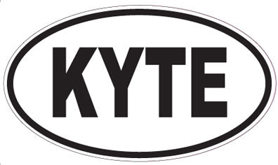 KYTE - Oval Sticker