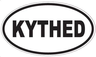 KYTHED - Oval Sticker