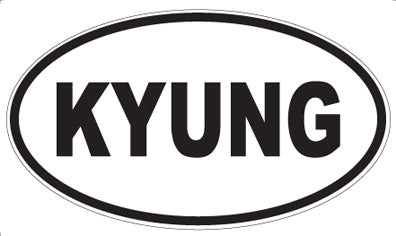 KYUNG - Oval Magnet