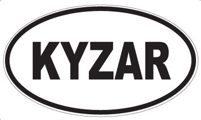 KYZAR - Oval Magnet