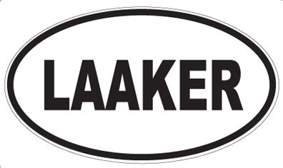 LAAKER - Oval Sticker