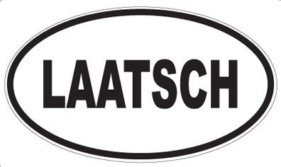 LAATSCH - Oval Magnet