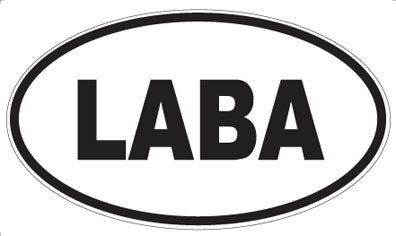 LABA - Oval Sticker