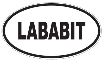 LABABIT - Oval Sticker