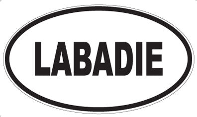 LABADIE - Oval Magnet
