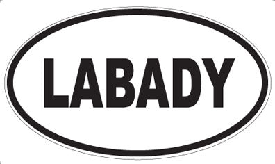 LABADY - Oval Magnet