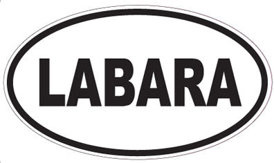 LABARA - Oval Sticker