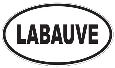 LABAUVE - Oval Sticker