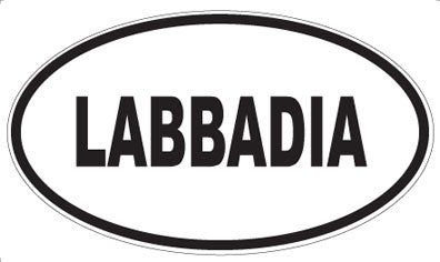 LABBADIA - Oval Magnet