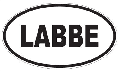 LABBE - Oval Magnet
