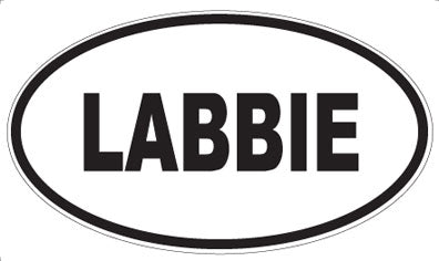 LABBIE - Oval Magnet