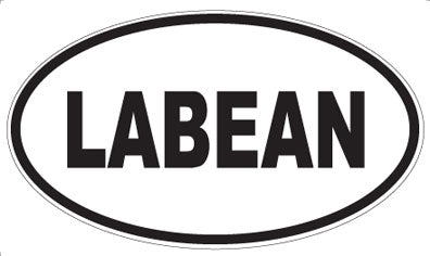 LABEAN - Oval Sticker