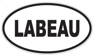 LABEAU - Oval Sticker