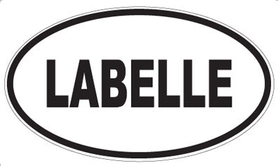 LABELLE - Oval Sticker