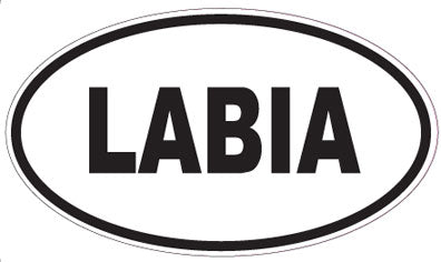 LABIA - Oval Magnet
